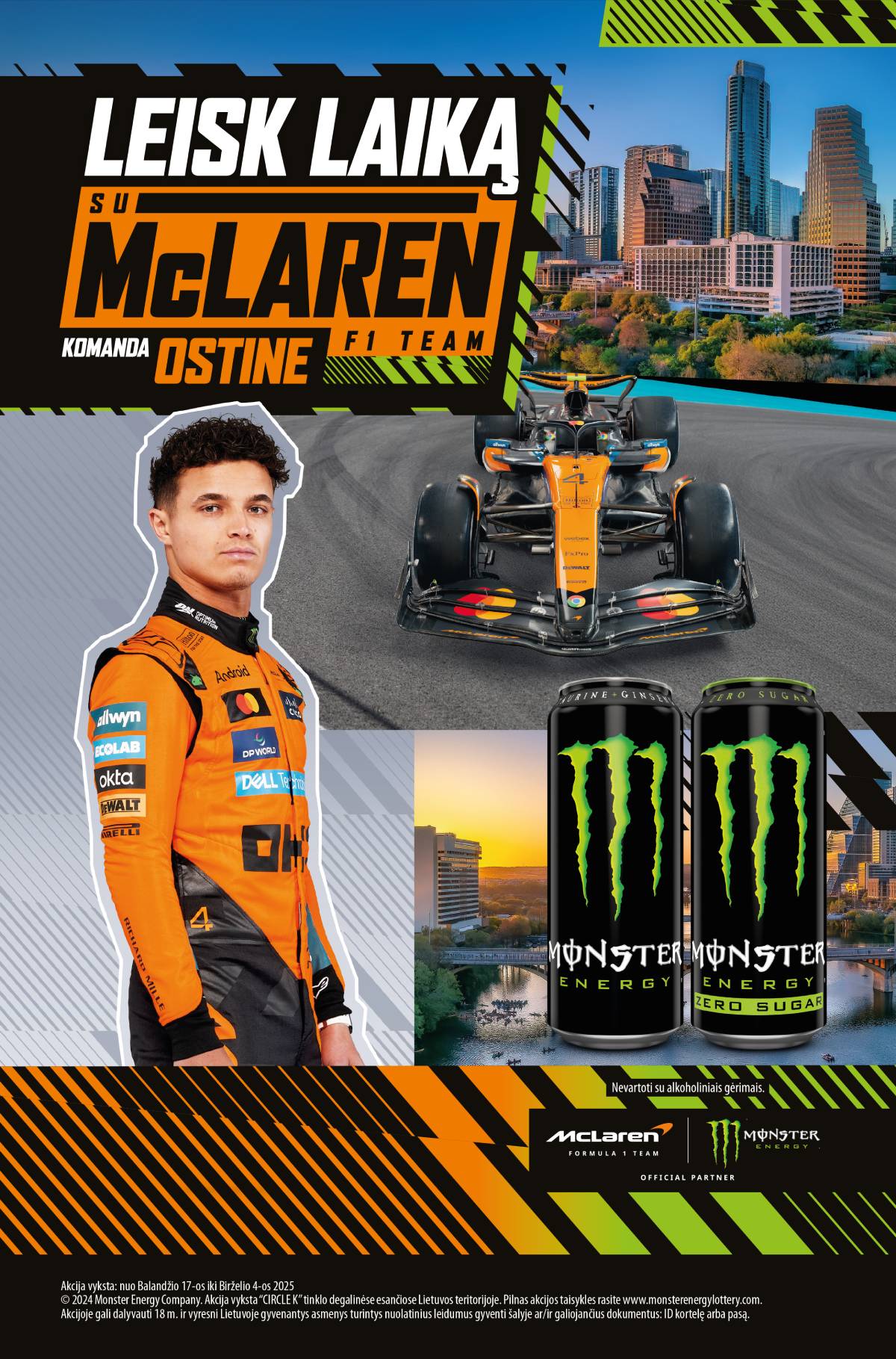 Leisk laiką su McLaren komanda Ostine!
